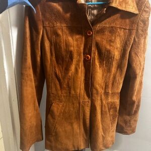Brown Suede Women's Jacket